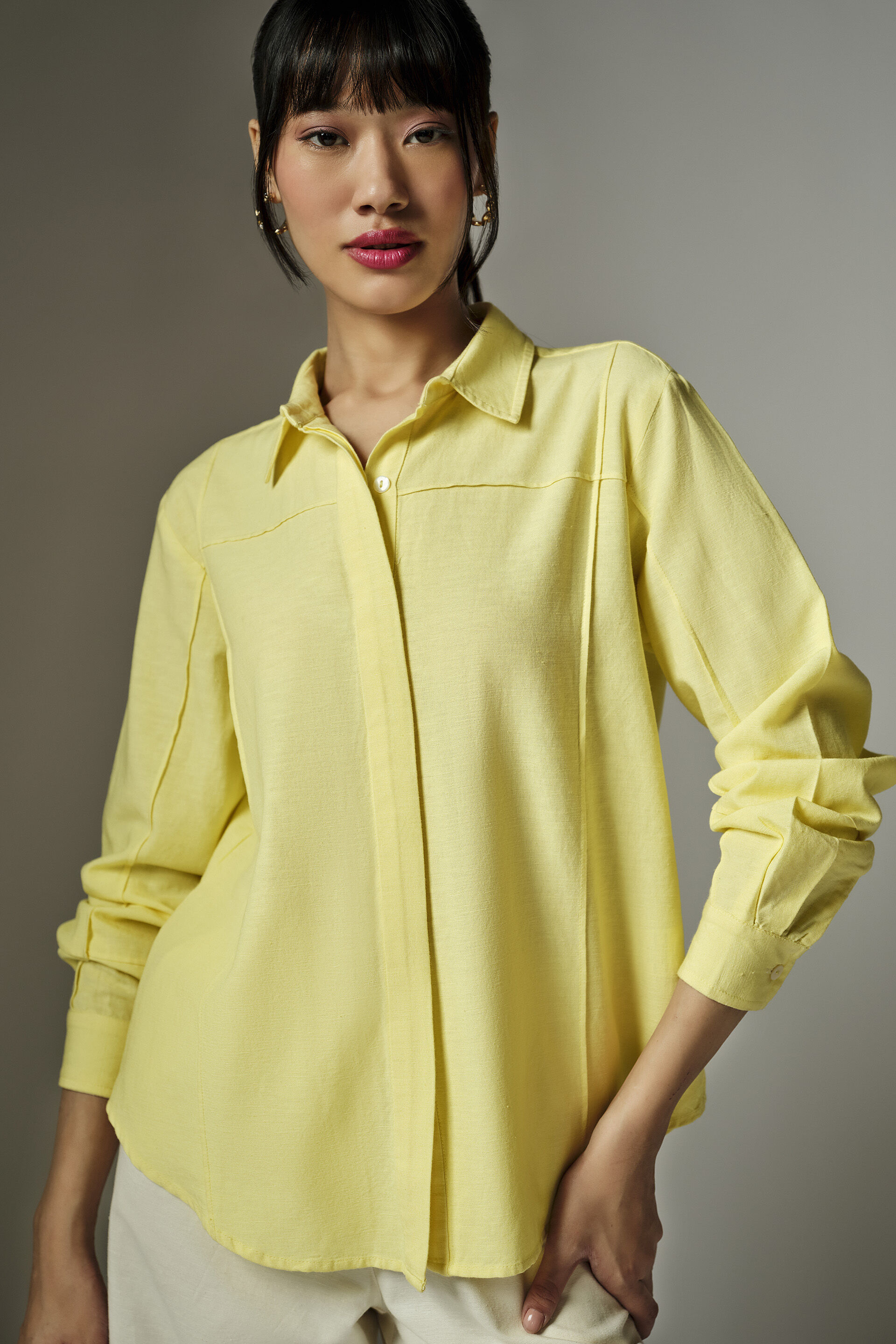 Hayley Butter Yellow Shirt